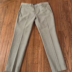 Banana Republic Women's Green Patterned Trousers